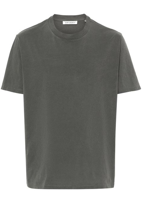 t-shirt box fit uomo grigia OUR LEGACY | M2246BWB